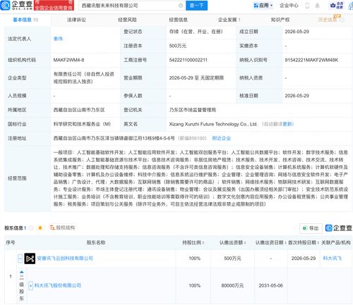 科大訊飛在西藏布局 新公司含多項(xiàng)AI業(yè)務(wù)，人工智能應(yīng)用迎來(lái)區(qū)域新范例